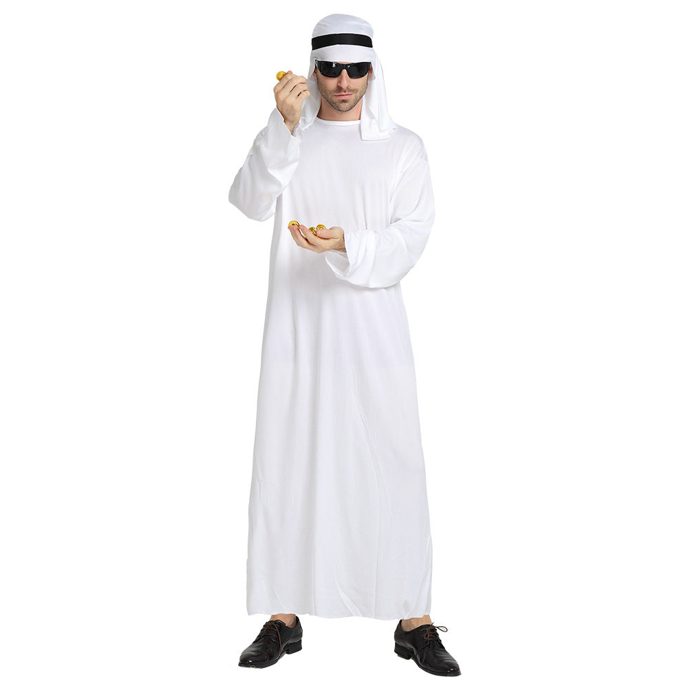 Disfraz de jeque árabe con túnica para hombre por 16,25 €