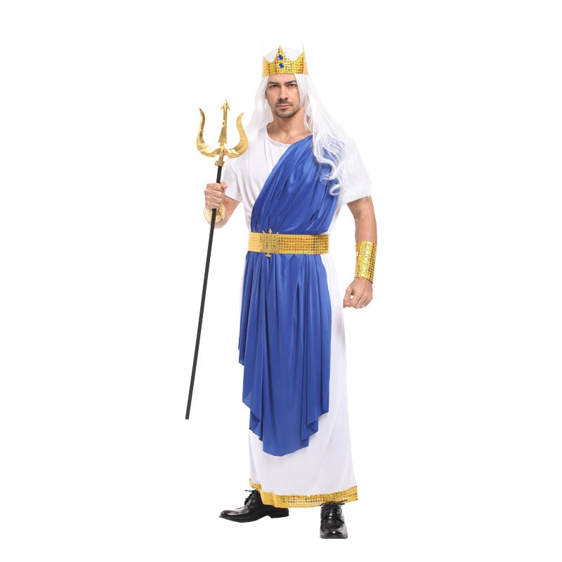 Disfraz Poseidon Dios Del Mar Hombre – ecodisfraz